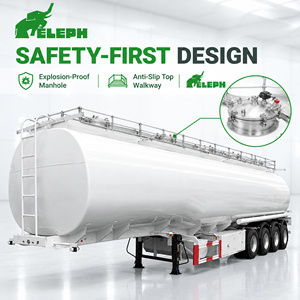 Semi-remorque citerne à huile en acier au carbone 2027 à 4 essieux, 55 000 litres, pour le transport d'huile <span class=keywords><strong>de</strong></span> palme - Product Image 5