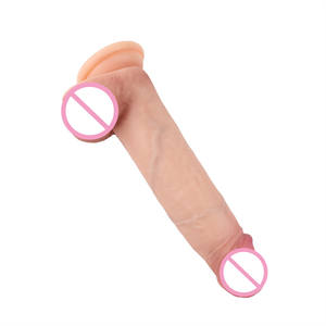 Godes coulissants réalistes en silicone liquide avec boules mobiles Harnais à sangle Sex Toys pour hommes et femmes G Spot Pleasure - Product Image 2