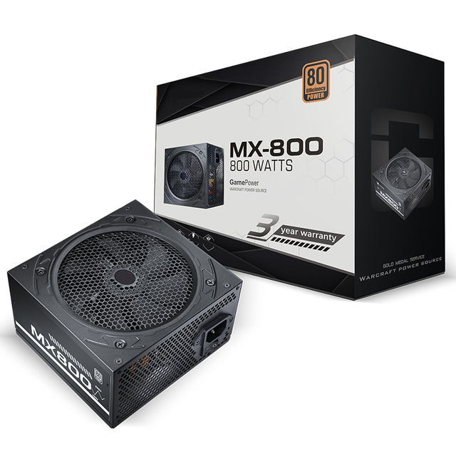 Stable Quality PC Power Supply ATX Case 800W Large Computer Power Supply PSU for 20+4pin Motherboard/GPU/CPU/Fan Electric System