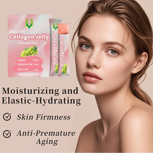 Best Quality Collagen Jelly Powerful Wrinkle Care Skin Glow <b>Sugar</b>-Free Halal Collagen Jelly Green Grape Flavor Beauty Products - Product Image 4