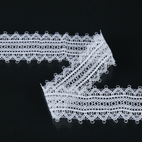 Dentelle à oeillet en Polyester de qualité supérieure, Soluble dans l'eau, accessoires de broderie, chimique dentelle, pour vêtement de couture