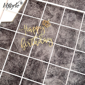 Nuovo Design <span class=keywords><strong>Buon</strong></span> <span class=keywords><strong>Compleanno</strong></span> Acrilico Cake Topper Cerchio Toppers Cupcake Per Il <span class=keywords><strong>Compleanno</strong></span> Decorazioni Della Torta Del Partito Baby Shower PQ271 - Product Image 2