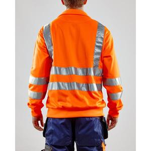 BLAKLADER - 335819745300M Sweat-shirt haute visibilité Orange - EAN 7330509400654 HI-VIS WORKWEAR - Product Image 3