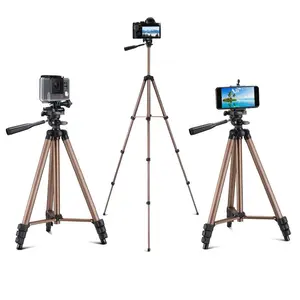 Top wt 3130 video camera tripod flexible plate smartphone adapter for Canon Camera Tripod portable for Canon camera stand