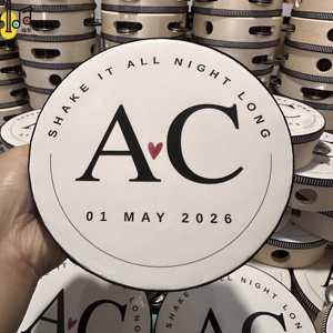 กลองแทมบูรีนขนาดเล็ก 4 นิ้ว หนังแกะเทียม สำหรับงานแต่งงาน โบสถ์ งานปาร์ตี้ ออกแบบเองได้ตามต้องการ กลองมือถือ ราคาตามที่คุณต้องการ - Product Image 2