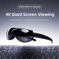 Lunettes VR Mosslife 2026 4K pour une expérience cinéma et de jeu 3D immersive, jeu mobile, ajustables pour myopie, modèle exclusif