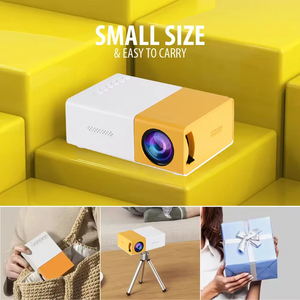 Junuo YG300 <span class=keywords><strong>Mini</strong></span> Di Động Chiếu Cao Lumen Xách Tay Rạp Hát Tại Nhà Với Không Dây Thông Minh Các Tính NĂNG Mới Và Cải thiện Máy Chiếu - Product Image 6