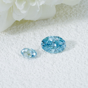 MADONNA ban đầu Hoàng Gia bule GE 6mm màu Loose Đá Kim Cương 1 Carat giá vvs asscher cắt mossanite moissanite với giấy chứng nhận - Product Image 5