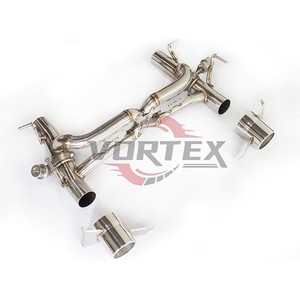 Vortex SS304 Stainless Valved Rear Catback Exhaust Muffler For Ferrari 488 Performance <b>Car</b> Tail Section - Product Image 5