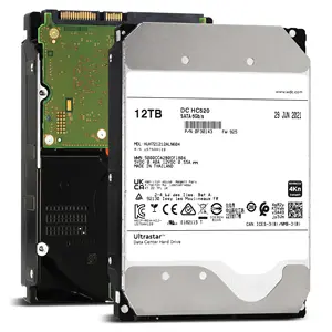 قرص صلب داخلي HC520 HUH721212ALN604 0F30143 12TB 7.2K RPM SATA 6Gb / s 4Kn 256MB 3.5 "SE قرص صلب داخلي