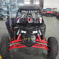 Nouveau design R5S-4 300CC Kart à pédales 4 temps 4 places Suspension indépendante Transmission par arbre