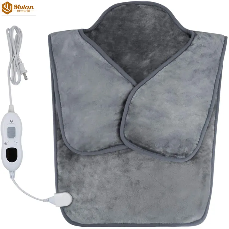 Timer controller shoulder heated pad, moist heating pad for back knee pain relief