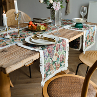 Napperons tissés lavables pour cuisine et salle à manger, résistants aux taches et à la chaleur, pour la décoration de table à la maison et les fêtes en intérieur