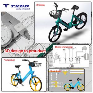 TXED Ebike Bicicleta pública compartida con base de carga - Product Image 5