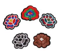 Patch brodé 3D en relief personnalisé à faible MOQ avec Velcro, patchs brodés pour logo de marque DIY, accessoires vestimentaires