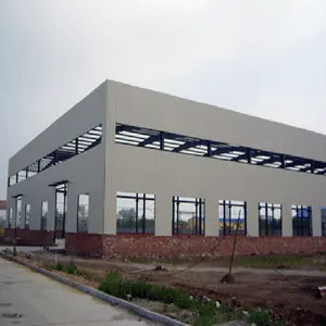 Taller prefabricado barato, estructura de acero, almacén de almacenamiento de granja, construcción de Metal con buena calidad