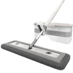 Chenille Flat <b>Mop</b> For Home Use Dry And Wet Dual Use Absorbent <b>Floor</b> Cleaning Tool With Cloth Cover - Product Image 5