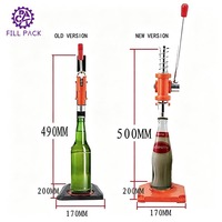 Presse à main Semi-automatique, machine manuelle de capsulage de bouteilles en verre de bière