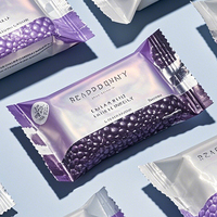 Custom Printed Aluminum Foil Heat Seal Dried Fruit Protein Bar Design Three Side Sealing Mylar Pouch Moisture Proof