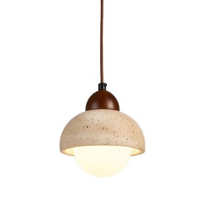 Lámpara Colgante JACKSUN de Estilo Nórdico Moderno, de Piedra Amarilla, para Restaurante, Bar, Dormitorio, Lámpara de Techo de Cemento y Terrazo - Product Image 6