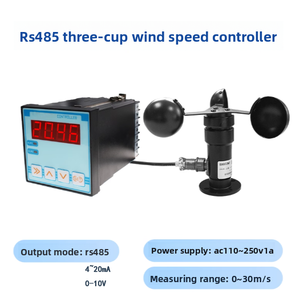 RS485ควบคุมความเร็วลมอัจฉริยะความแม่นยำสูงพร้อมจอแสดงผลสำหรับสภาพอากาศกลางแจ้งและมาตรวัดความเร็วลม - Product Image 5