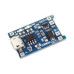 บอร์ดชาร์จแบตเตอรี่ลิเธียม SYHY <span class=keywords><strong>Micro</strong></span> <span class=keywords><strong>USB</strong></span> <span class=keywords><strong>5V</strong></span> <span class=keywords><strong>1A</strong></span> <span class=keywords><strong>18650</strong></span> <span class=keywords><strong>TP4056</strong></span> แบบสองฟังก์ชัน โมดูลชาร์จแบตเตอรี่ลิเธียมไอออน <span class=keywords><strong>1A</strong></span> พร้อมไอซีป้องกัน - Product Image 4