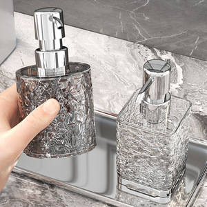 Liquid Soap Dispensers 400Ml Glass Refillable For Bathroom Use - Product Image 4