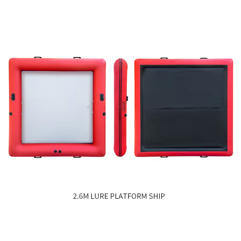 แท่นลอยตกปลาล่อสีแดง ขนาด 2.6x2.6 เมตร