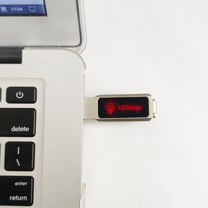 แฟลชไดรฟ์ USB สำหรับรถยนต์ LED ส่องสว่าง ความจุ 16g35g64g128g เมมโมรี่ 2.0 3.0 ความเร็วสูง - Product Image 1