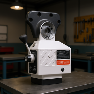 Fresadora de alimentación por eje X de 150 lb, velocidad ajustable de 0-200 RPM, 120V, husillo R8, fresadora manual industrial ligera - Product Image 2