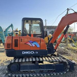Excavatrice Doosan DH60 de 20 tonnes, importée de Corée du Sud, et excavatrice sur chenilles DH60 de 6 tonnes, et excavatrice d'occasion de 6 tonnes à l'exportation - Product Image 3