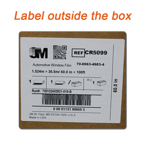 Filme de Janela <span class=keywords><strong>3M</strong></span> CR15 Nano Cerâmica IRR99% Alta Isolação Proteção Solar Cuidado da Pele UV99% Rolo de Filme de Insulação - Product Image 5