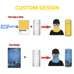 باندانا مخصصة بشعار للرجال، طباعة مخصصة، وشاح رقبة أنبوبي مطبوع حسب الطلب - Product Image 3