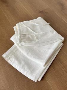 <span class=keywords><strong>Pantaloni</strong></span> Larghi da Donna <span class=keywords><strong>in</strong></span> <span class=keywords><strong>Misto</strong></span> <span class=keywords><strong>Lino</strong></span> e Cotone, Stile Bohémien Hawaiano, Alta Qualità, Taglia XL, Produzione Cinese - Product Image 2