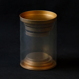 Có Thể Tái Chế Đồ Chơi Trong Suốt Bao Bì Hộp Thiếc Rõ Ràng <span class=keywords><strong>PVC</strong></span> Cửa Sổ Cho Son Môi Nước Hoa Tinh Dầu Trang Điểm Công Cụ Dầu Gội Lưu Trữ - Product Image 2