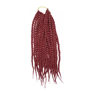 22/24 hebras raíces <span class=keywords><strong>africanas</strong></span> caja <span class=keywords><strong>trenzas</strong></span> peluca Anti-llameante extensión de cabello sintético fibra de alta temperatura <span class=keywords><strong>trenzas</strong></span> de ganchillo sintéticas - Product Image 4