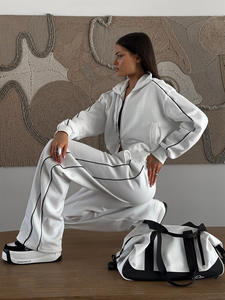 2025 özel güz kış eşofman eşofman 2 adet Set kadın eşofman kadınlar için iki parçalı pantolon setleri rahat kadın Jogger setleri - Product Image 4