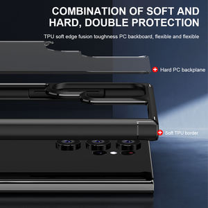 Funda de defensa Ultra resistente para <span class=keywords><strong>Samsung</strong></span> <span class=keywords><strong>S23</strong></span>, carcasa trasera transparente a prueba de golpes para <span class=keywords><strong>Samsung</strong></span> Galaxy <span class=keywords><strong>S23</strong></span> Ultra - Product Image 3