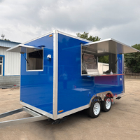 Remorque alimentaire personnalisée certifiée DOT aux États-Unis, camion de restauration avec cuisine complète, chariot de restauration rapide, remorque de vente de glaces et de hot-dogs
