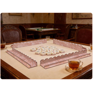 Soportes y Empujadores de Mahjong con Diseño de Vieira en 24 Colores – Acrílico para Fichas de Mahjong Americano - Product Image 6