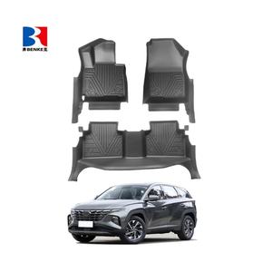 โรงงานขายส่งพรมปูพื้นรถยนต์ TPE 5D แบบกำหนดเองสำหรับรถยนต์ฮุนได ทูซอน แอล ปี 2021 - Product Image 1