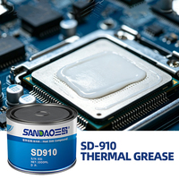 Pâte Thermique en Silicone pour Dissipateur de Chaleur CPU/GPU, Refroidissement d'Électronique d'Ordinateur Portable, Emballage et Transport Robustes