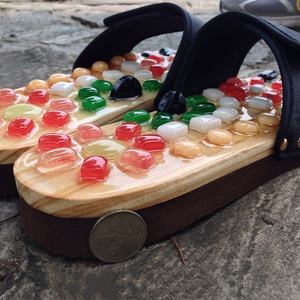 Sandal refleksi stimulasi Acupoint pria dan wanita, sandal pemijat kaki hadiah sempurna - Product Image 3