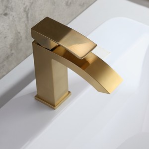 <span class=keywords><strong>AMAXO</strong></span> robinets mitigeurs De Lavabo en or brossé, robinets De salle De bains, Torneira De Bacia Grifo De Lavabo, robinets De robinetterie d'eau - Product Image 5