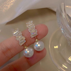 Pendientes de Perlas de Imitación de Moda Francesa para Mujer, Pequeños, Únicos, Ligeros, de Lujo, <span class=keywords><strong>Accesorios</strong></span> de Alta Gama para las Orejas - Product Image 3