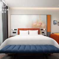 Ensemble de meubles de chambre d'hôtel personnalisé de luxe 5 étoiles, tout-en-un, commercial, facile à nettoyer, robuste et confortable