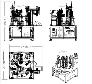 B22 LED bóng đèn lắp ráp máy B22 tự động cap Uốn Tóc bồng Máy Led B22 máy đúc - Product Image 2