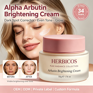 Crema Facial Blanqueadora <span class=keywords><strong>con</strong></span> Alfa Arbutina, Aclara Manchas Oscuras, Unifica <span class=keywords><strong>el</strong></span> Tono de Piel, Hidratante, Cuidado Suave para la Hiperpigmentación - Product Image 1