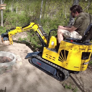 Kleine Bagger <span class=keywords><strong>Mini</strong></span> <span class=keywords><strong>Tractor</strong></span> Rupsgraafmachines Chinese Emmer Kleine Hydraulische Graafmachine 1 Ton Micro-Elektrische Graafmachine - Product Image 6