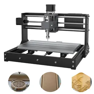 Twotrees-grabador de madera y plástico, máquina de grabado de madera, plástico, acrílico, PCB, control GRBL 0,9, CNC 3018 Pro